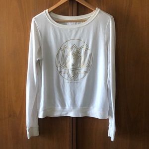 Graphic long sleeve sweatshirt spiritual gangster